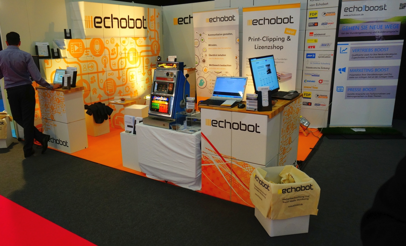 Echobot Stand auf der dmexco 2013